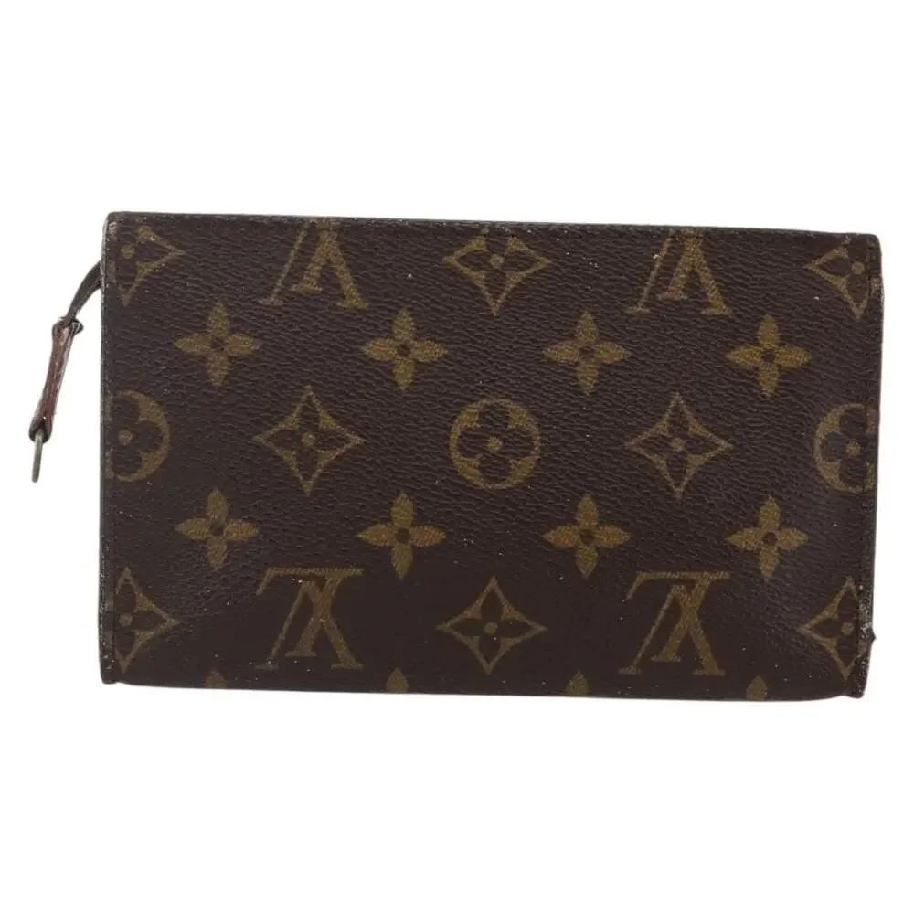 Louis Vuitton Monogram Bucket PM Accessory Pouch Brown